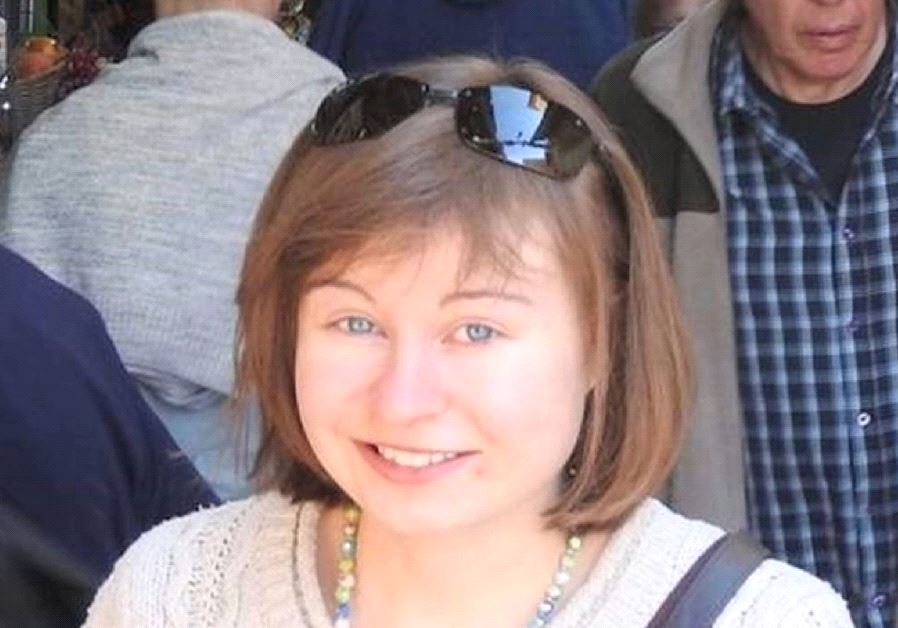 Stabbing victim Hannah Bladon, 20, an exchange student at The Hebrew University of Jerusalem. 