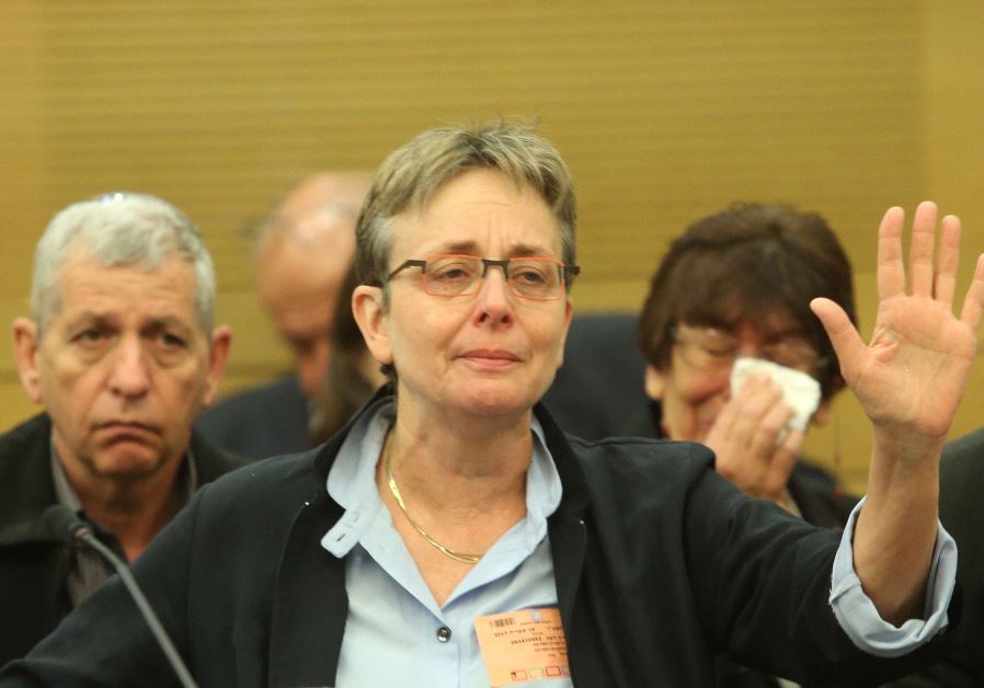 Leah Goldin, the mother of slain IDF soldier Lt. Hadar Goldin