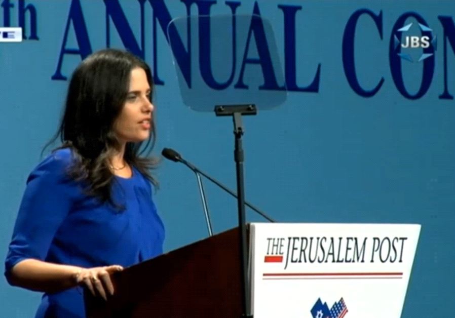 Ayelet Shaked at the 2017 JPost Annual Conference 