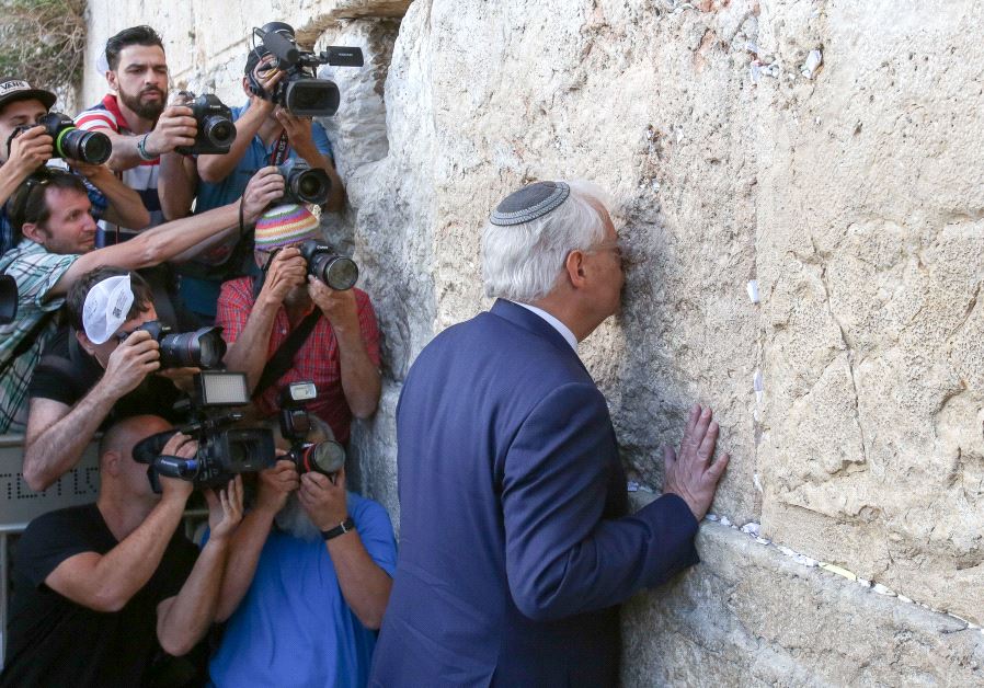 US Ambassador David Friedman at the Kotel