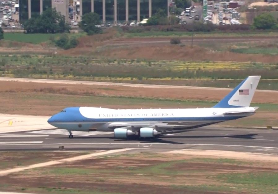 US President Donald Trump arrives in Israel 