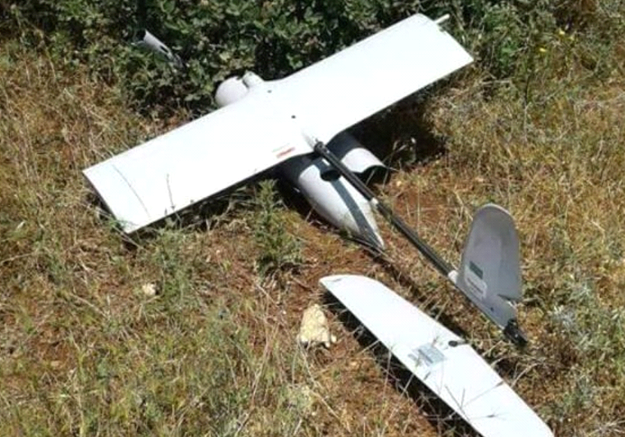 Israeli "Skylark" drone crash site inIsraeli "Skylark" drone crash site in Lebanon, May 2017.