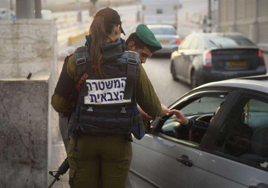 Soldiers of the IDF's Taoz Battalion at checkpoints between Israel and the West Bank