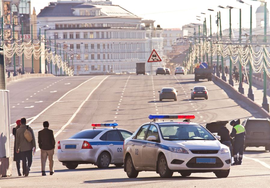 French Police checking vehicles on the 'Bridge of Europe' between Strasbourg and Kehl Germany as a security measure in the wake of attacks in Paris on Nov. 14 2015