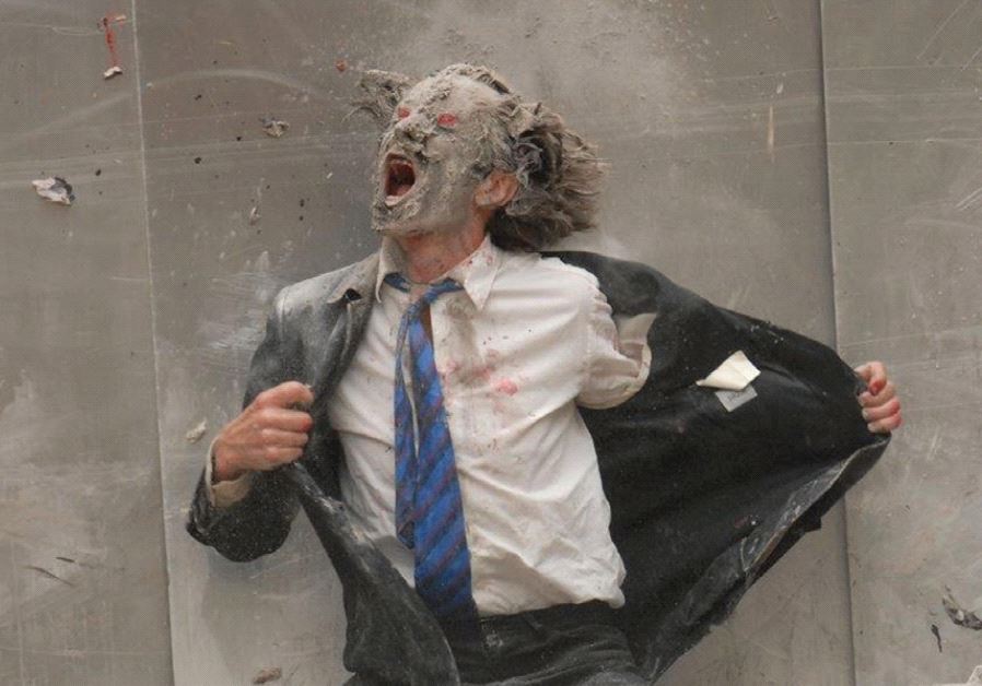 Art by French artist, painter, sculptor and performer Olivier de Sagazan
