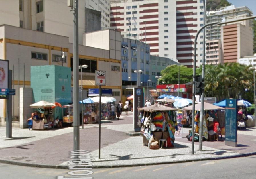 The public square named after Shimon Peres in Rio De Janeiro