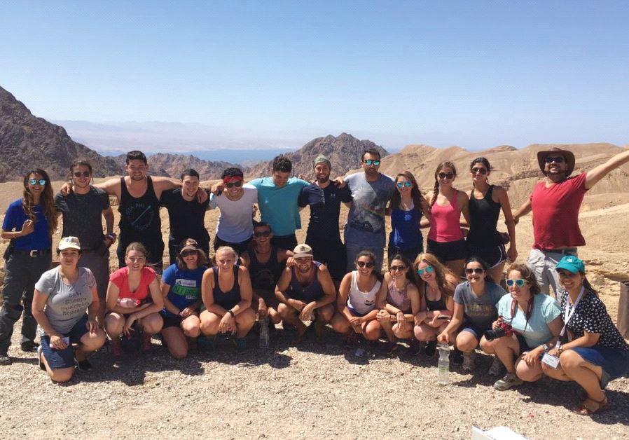 PARTICIPANTS ON a Birthright Israel Plus trip to Eilat that included snorkeling, yoga and hiking enjoy what has proven to be the most popular additional tour so far