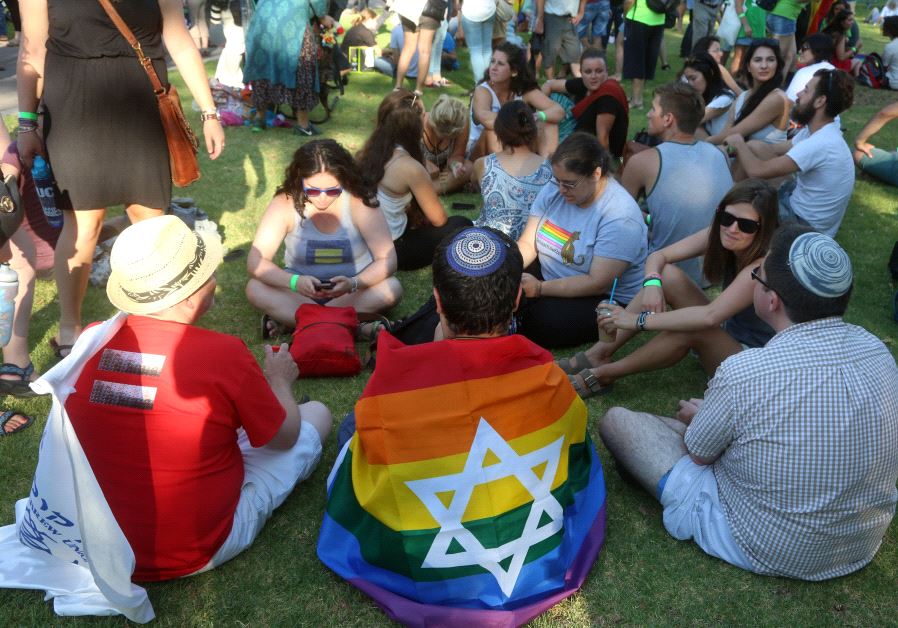 Participants at Jerusalem Pride Parade, 2016 