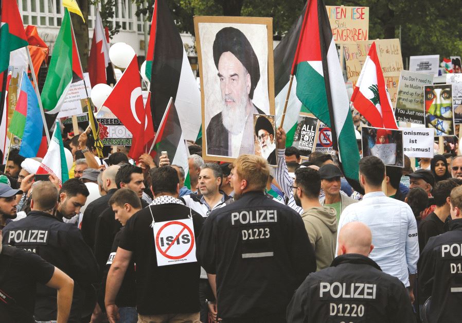 Juin 2015, des manifestants protestaient lors de la journée annuelle "Al Quds"