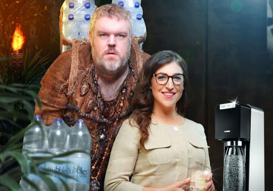 Mayim Bialik and Kristian Nairn star in new SodaStream commercial.