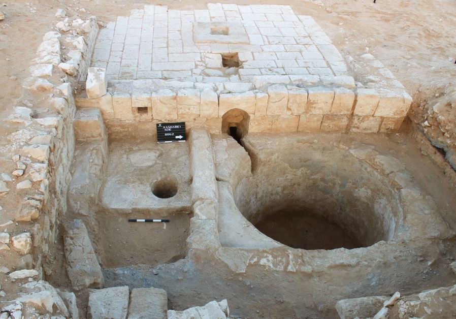 1600 year old wine press  