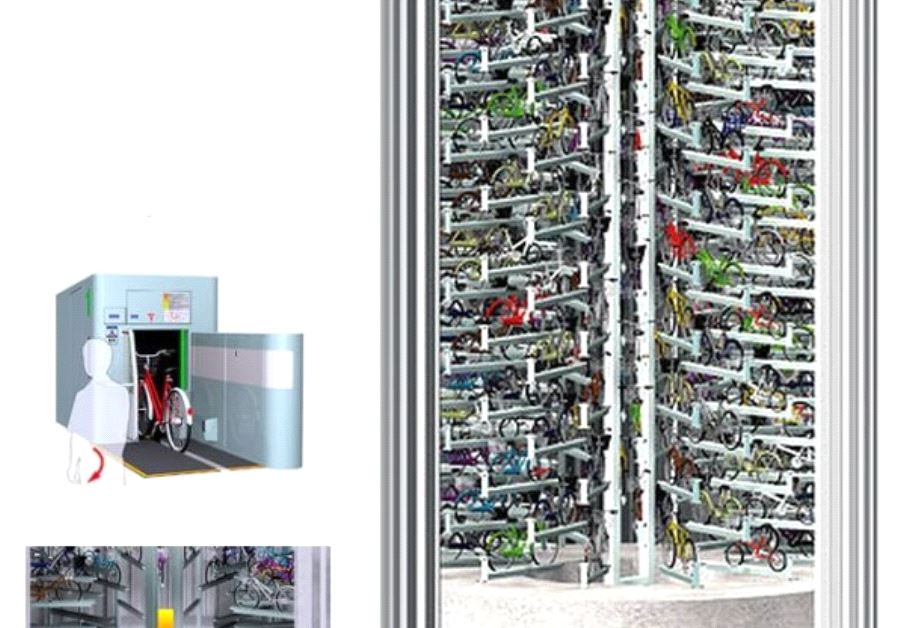Robotic bike parking